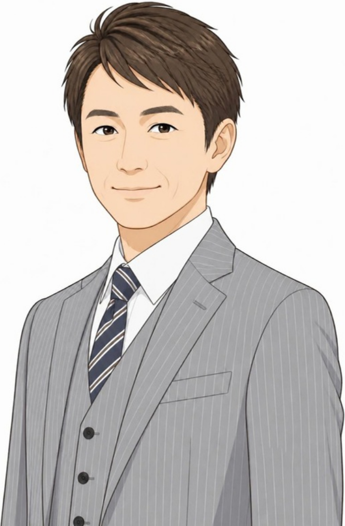総合調査 紫苑 代表 橋本 浩のイラスト