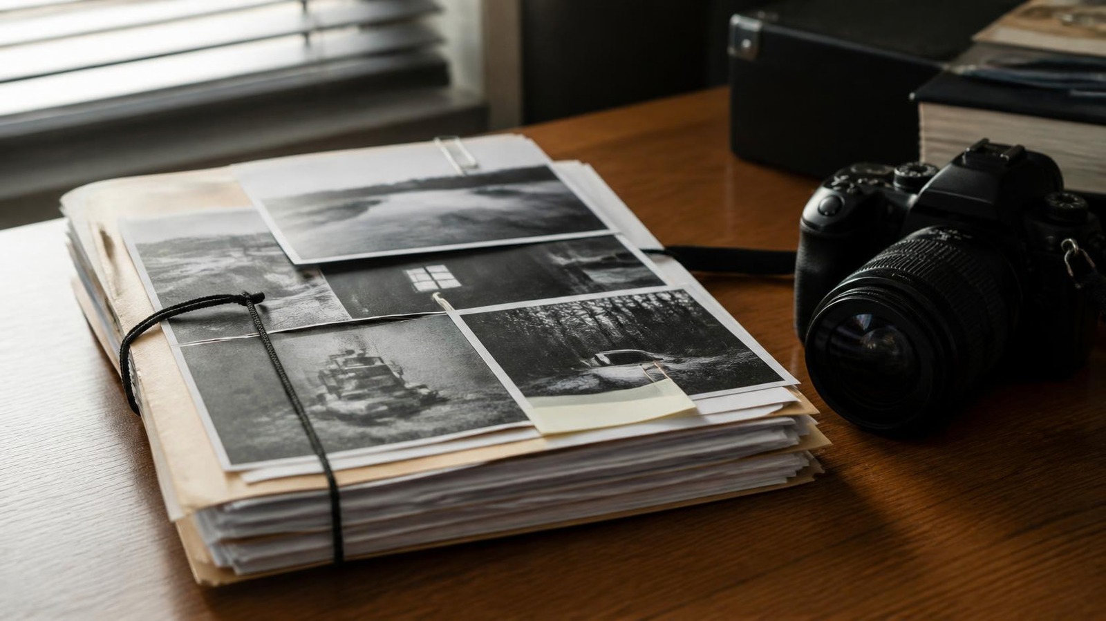 調査報告書と写真(イメージ)