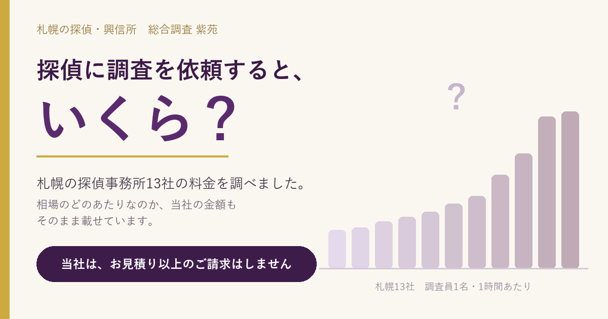 探偵料金の相場