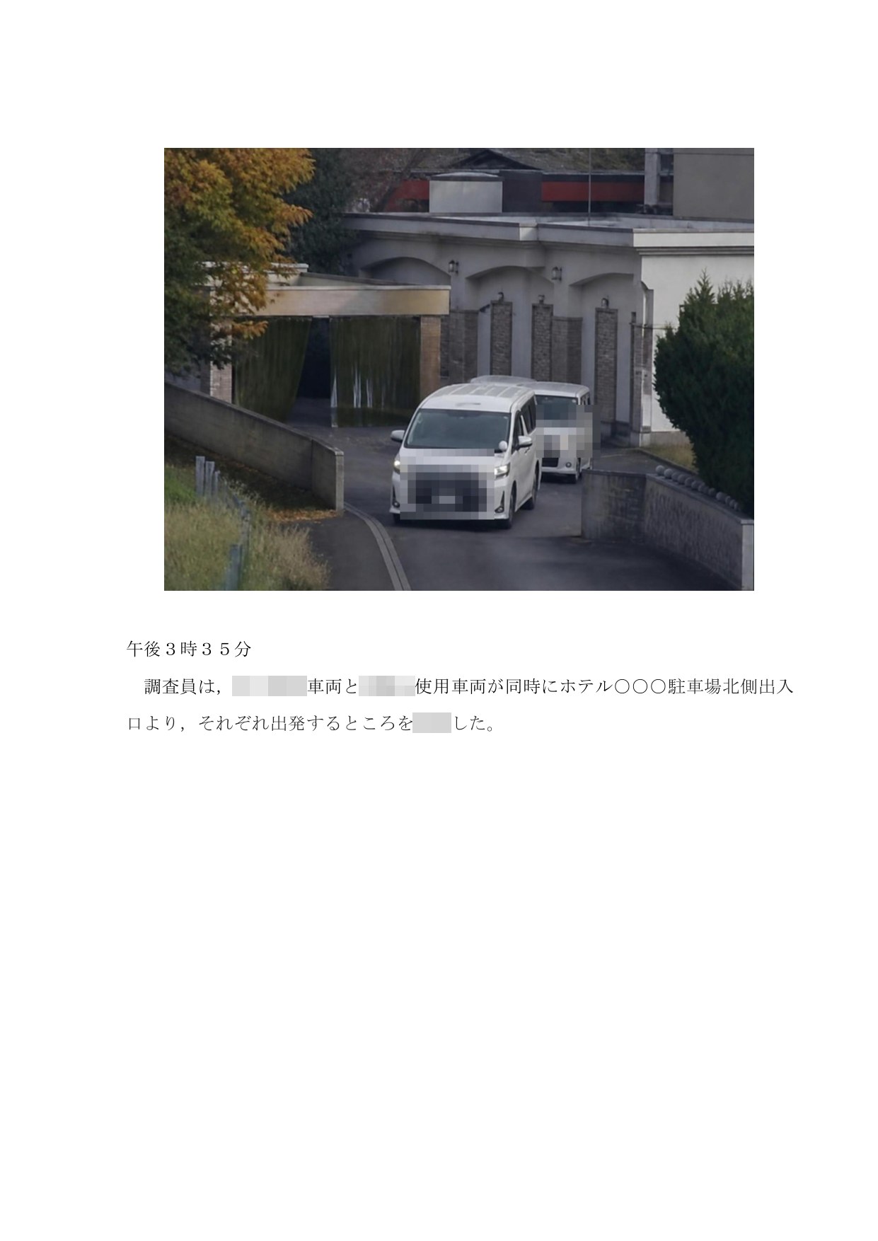 調査報告書の見本 6枚目