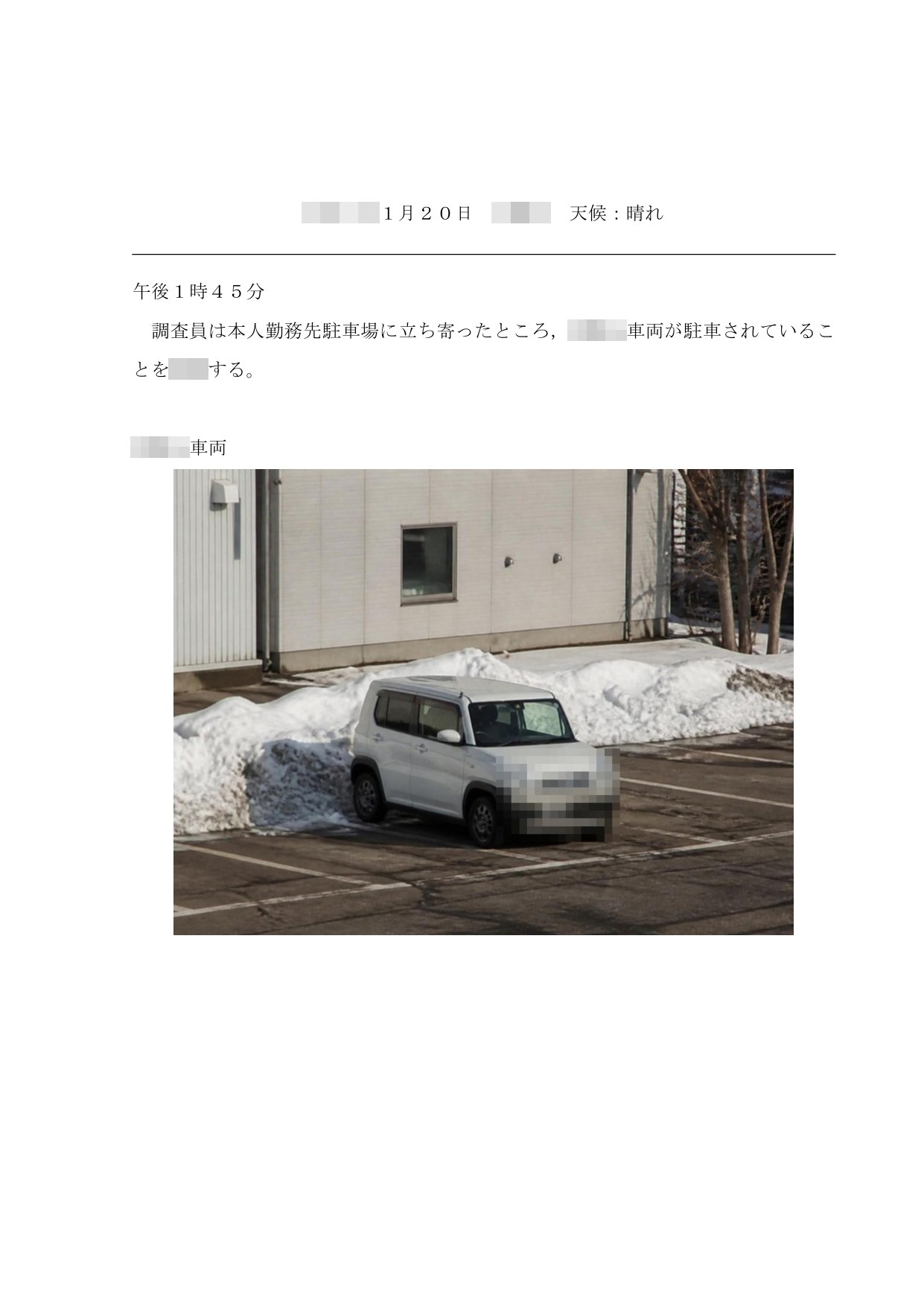 調査報告書の見本 15枚目