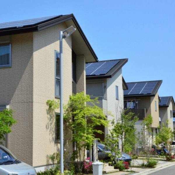 札幌市白石区の住宅街