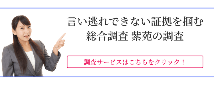 言い逃れのできない証拠を掴む調査サービス